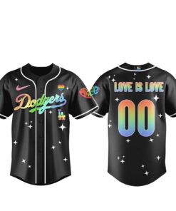 Custom Number Los Angeles Dodgers Diamond with Pride Baseball Jersey