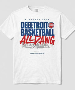 Detroit Pistons Playoffs 2026 Deeetroit Basketball All Dawg Shirt