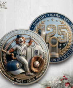 Detroit Tigers Baseball 125Th Anniversary 1901-2026 Commemorative Coin