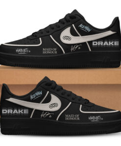 Drake Album Collection 2026 Maid Of Honour Black Air Force 1 Shoes Sneakers