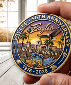 Eagles 50th Anniversary Hotel California Coin