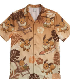 Eevee Island Adventure Summer 2026 Hawaiian Shirt