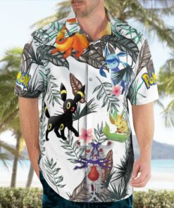 Tropi Pokemon Eevee Pokemon Hawaiian Shirt