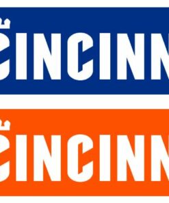 FC Cincinnati Two Tone Graphic Scarf - Soccer Fan Winter Accessory