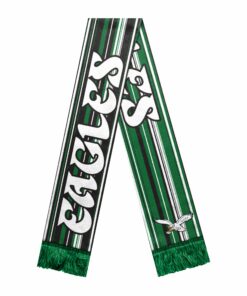 Unisex Philadelphia Eagles Retro Hyper Stripe Big Logo Graphic Scarf for Sports Fans
