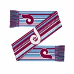 Unisex Philadelphia Phillies Retro Hyper Stripe Big Logo Graphic Scarf for Sports Fans