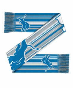 Unisex Detroit Lions Hyper Stripe Big Logo Graphic Scarf for Sports Fans