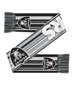 Unisex Las Vegas Raiders Hyper Stripe Big Logo Graphic Scarf for Football Fans