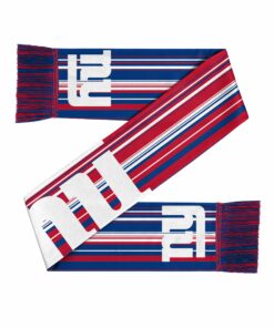 Unisex New York Giants Hyper Stripe Big Logo Graphic Scarf for Sports Fans