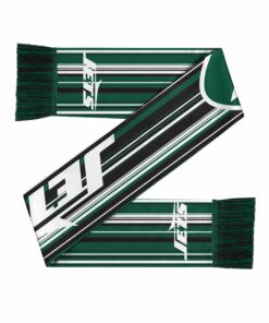 Unisex New York Jets Hyper Stripe Big Logo Graphic Scarf for Sports Fans