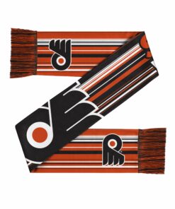 Unisex Philadelphia Flyers Hyper Stripe Big Logo Graphic Scarf for Sports Fans