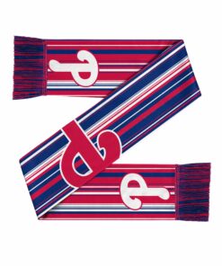 Unisex Philadelphia Phillies Hyper Stripe Big Logo Graphic Scarf for Sports Fans
