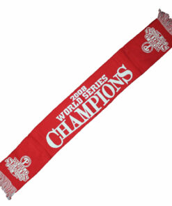 Unisex Philadelphia Phillies 2008 World Series Champions Big Logo Graphic Scarf for Sports Fans