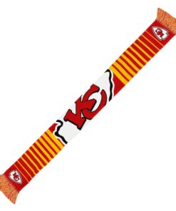 Unisex Kansas City Chiefs Big Logo Graphic Scarf for Sports Fans
