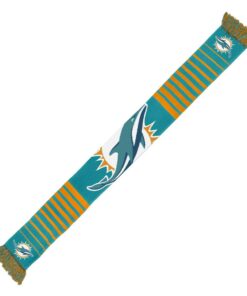 Unisex Miami Dolphins Big Logo Graphic Scarf for Sports Fans