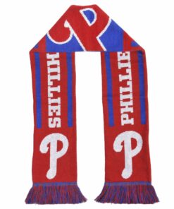 Unisex Philadelphia Phillies Big Logo Graphic Scarf for Sports Fans