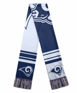 Unisex Los Angeles Rams Color Block Big Logo Graphic Scarf for Sports Fans