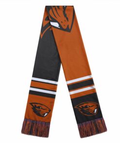Unisex Oregon State Beavers Color Block Big Logo Graphic Scarf for Sports Fans