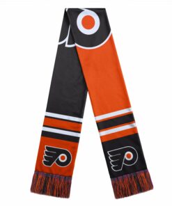 Unisex Philadelphia Flyers Color Block Big Logo Graphic Scarf for Sports Fans
