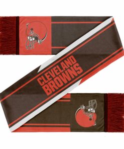 Unisex Cleveland Browns Colorwave Wordmark Graphic Scarf for Sports Fans