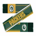 Unisex Green Bay Packers Colorwave Wordmark Graphic Scarf for Football Fans