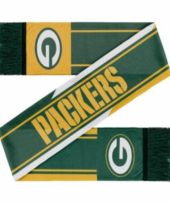 Unisex Green Bay Packers Colorwave Wordmark Graphic Scarf for Football Fans