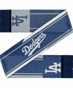 Unisex Los Angeles Dodgers Colorwave Wordmark Graphic Scarf for Baseball Fans