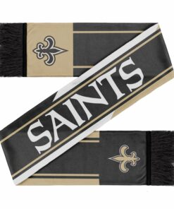 Unisex New Orleans Saints Colorwave Wordmark Graphic Scarf for Sports Fans