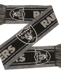 Unisex Las Vegas Raiders Gray Big Logo Graphic Scarf for Football Fans