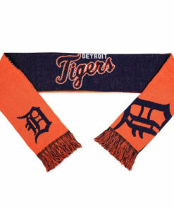 Unisex Detroit Tigers Split Logo Graphic Scarf for Baseball Fans