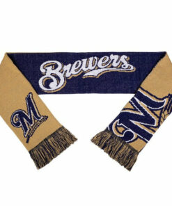 Unisex Milwaukee Brewers Split Logo Graphic Scarf for Sports Fans