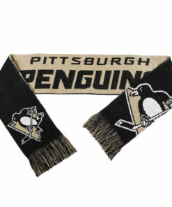 Unisex Pittsburgh Penguins Split Logo Graphic Scarf for Hockey Fans