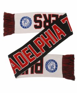 Unisex Philadelphia 76ers Wordmark Graphic Scarf for Sports Fans