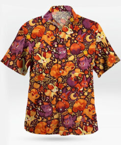 Fire Fox Pokemon Hawaiian Shirt Tropical Flame Style