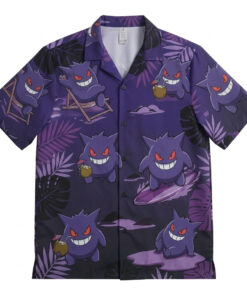Gengar Night Waves Summer 2026 Hawaiian Shirt