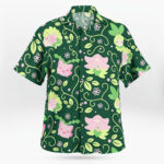 Grass type Pokemon Hawaiian Shirt