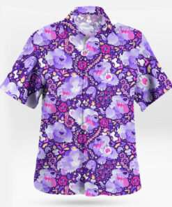 Greavard Purple Pattern Hawaiian Shirt Spooky & Stylish Summer Look