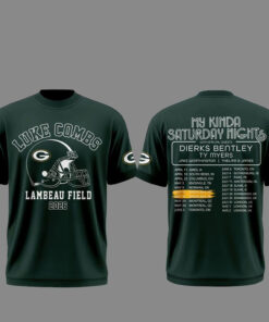 Green Bay Packers x Luke Combs My Kinda Saturday Night Tour 2026 Shirt