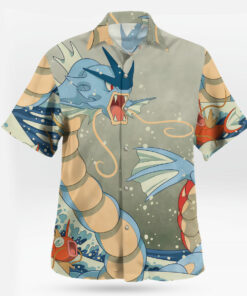 Gyarados Ocean Fury Summer Pokemon Hawaiian Shirt