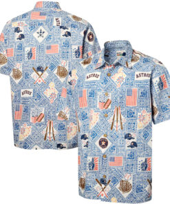 Houston Astros Blue Americana 2026 Hawaiian Shirt