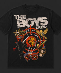 Jack Quaid Hughie Campbell The Boys Crew T-Shirt