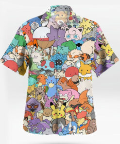 Kanto Region Pokémon All-Stars Hawaiian Shirt