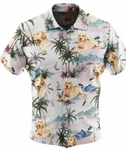 Labrador Retriever Tropical Summer Hawaiian Shirt