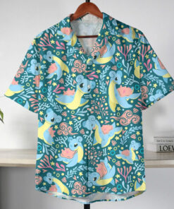 Anime Lapras Ocean Breeze Pokemon Hawaiian Shirt