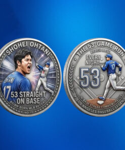 Los Angeles Dodgers Shohei Ohtani 53 Straight On Base Commomerative Coin