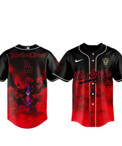 Los Angeles Dodgers x Black Clover Baseball Jersey