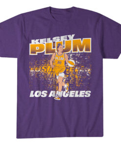 Los Angeles Sparks Kelsey Plum Street Ball T-Shirt
