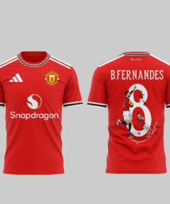 Manchester United 2026 Bruno Fernandes Number 8 Shirt
