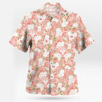 Maushold Smogon Hawaiian Shirt Cute Pink Pattern for Pokemon Fans