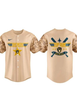 Milwaukee Brewers Top Gun Night 2026 Baseball Jersey
